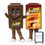 Lightweight Cartoon Coffee Box Mascot Costume