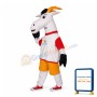 White Sheep With Long Face Mascot Adult Costume
