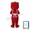 Lovely Cartoon Red Marmot Mascot Adult Costume