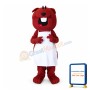 Lovely Cartoon Red Marmot Mascot Adult Costume