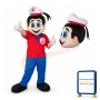 Friendly Navy Mascot Adult Costume