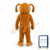 Yellow Dog With Its Tongue Out Mascot Adult Costume