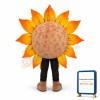 Adult Cartoon Sunflower Mascot Costume