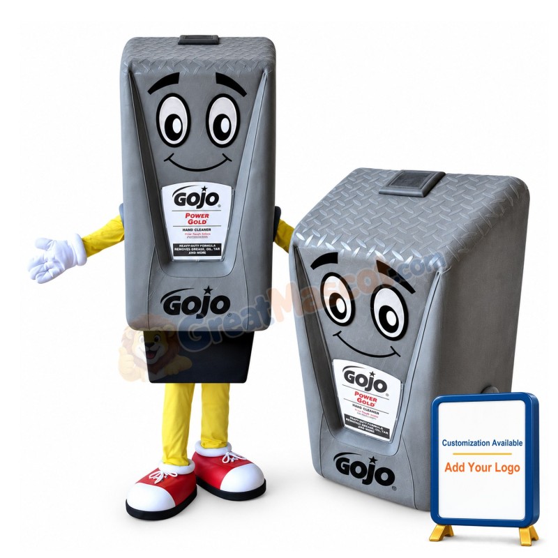 Lightweight Cartoon Gojo Soap Dispenser Mascot Adult Costume