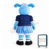 Blue O-shaped Mouth Monster Mascot Adult Costume