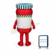 Strawberry Jam Bottle Mascot Adult Costume