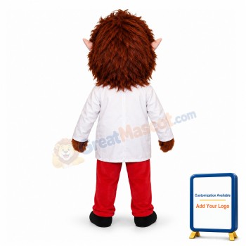 Elf Boy With Red Hair Mascot Costume