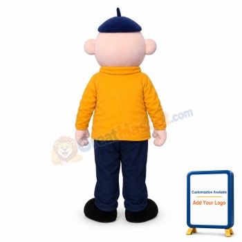Boy With Big Nose Mascot Costume