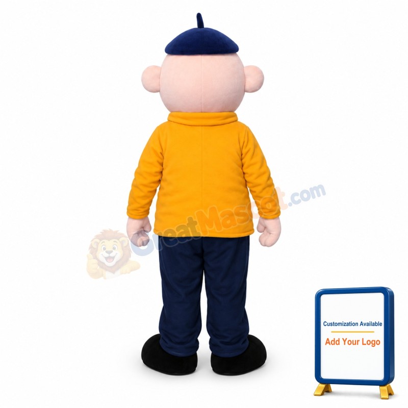 Boy With Big Nose Mascot Costume