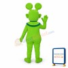 Green Tentacle Monster Mascot Adult Costume