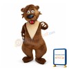 Surprised Brown Bear Mascot Adult Costume