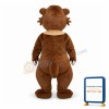 Surprised Brown Bear Mascot Adult Costume