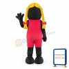 Black Bear With Braids Mascot Adult Costume