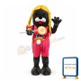 Black Bear With Braids Mascot Adult Costume