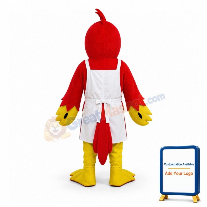 Red & Yellow Parrot Bird Mascot Adult Costume