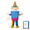 Cartoon Clown Ice Cream Mascot Adult Costume