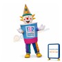 Cartoon Clown Ice Cream Mascot Adult Costume