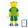 Cute Cartoon Yellow Bear In Green Mascot Adult Costume