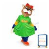 Brown Leopard Mascot Animal Fancy Dress Costume Adult Size