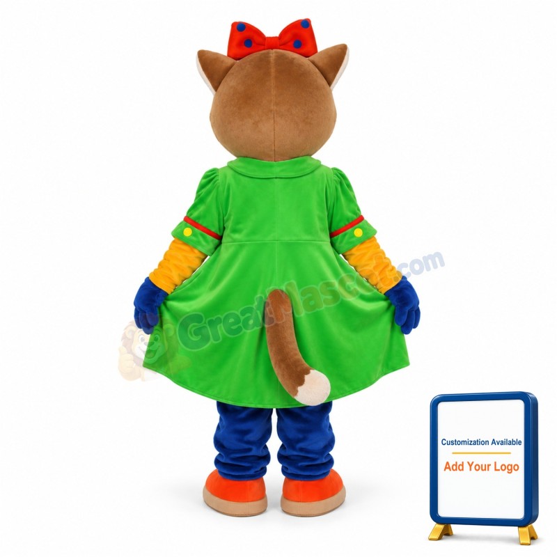 Brown Leopard Mascot Animal Fancy Dress Costume Adult Size