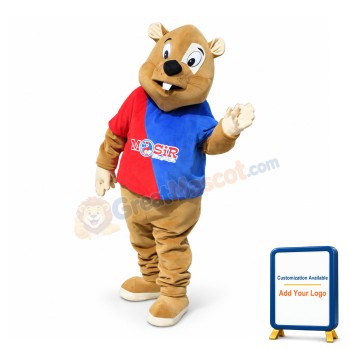 Brown Mouse Mascot Adult Costume