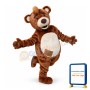 Adult Plush Brown Pocket Teddy Bear Mascot Costume