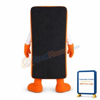 Giant Black Mobile Phone Mascot Adult Costume