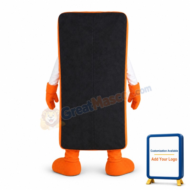 Giant Black Mobile Phone Mascot Adult Costume