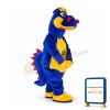 Blue & Yellow Dinosaur Mascot Adult Costume