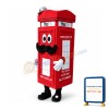 Advertising Yes-t Telephone Booth Lightweight Mascot Costume