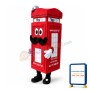 Advertising Yes-t Telephone Booth Lightweight Mascot Costume