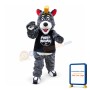 Adult Plush Gray Bear Mascot Adult Costume