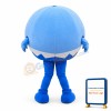 Blue Ball Cartoon Mascot Adult Costume