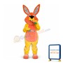 Orange & Yellow Rabbit With Carrot Mascot Costume