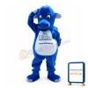 Adult Blue Cattle Mascot Costume