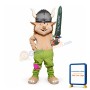 Viking With A Sword Mascot Costume