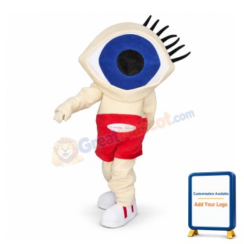 Blue Eye Mascot Adult Costume 