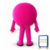 Rose Red Ball Mascot Adult Costume