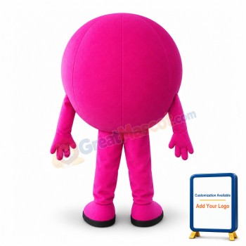 Rose Red Ball Mascot Adult Costume