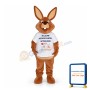 Adult Size Brown Rabbit Mascot Costume