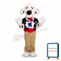 Adult Size Cute Dalmatian Mascot Animal Fancy Dress Costume