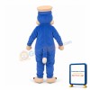 Fashionable Blue Dinosaur Mascot Adult Costume