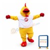 Adult Red & Yellow Rooster Mascot Costume