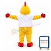 Adult Red & Yellow Rooster Mascot Costume