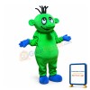 Adult Size Green Baby With Big Nose Mascot Costume
