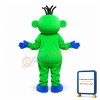 Adult Size Green Baby With Big Nose Mascot Costume