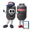 Lightweight Cartoon National Gas Mascot Adult Costume