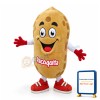 Quito the Peanut Mascot Adult Costume