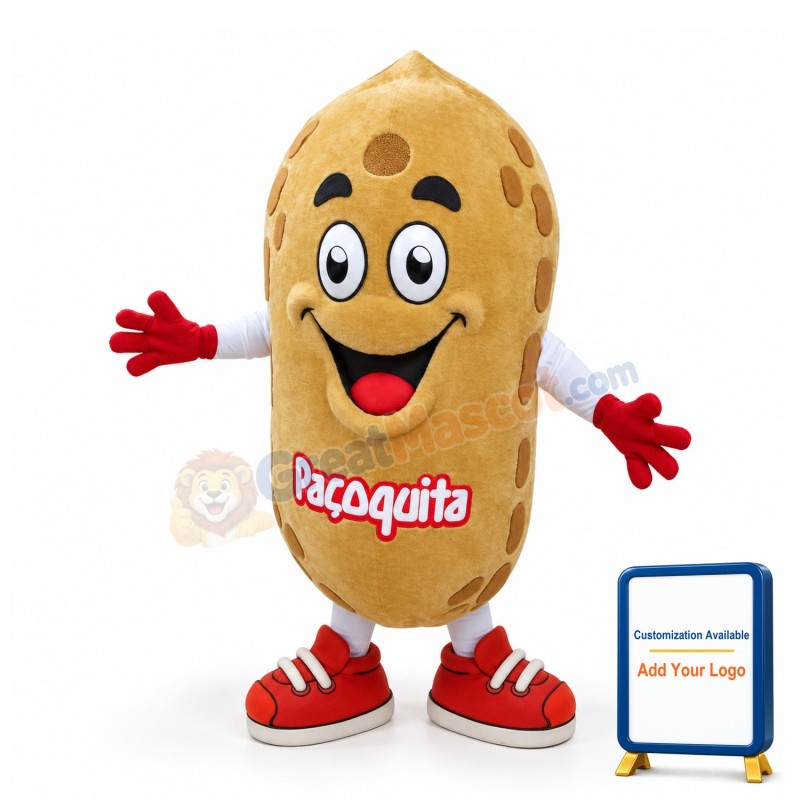 Quito the Peanut Mascot Adult Costume