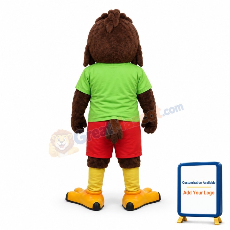 Adult Plush Brown Eagle Mascot Animal Fancy Dress Costume